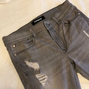 Express distressed jeans